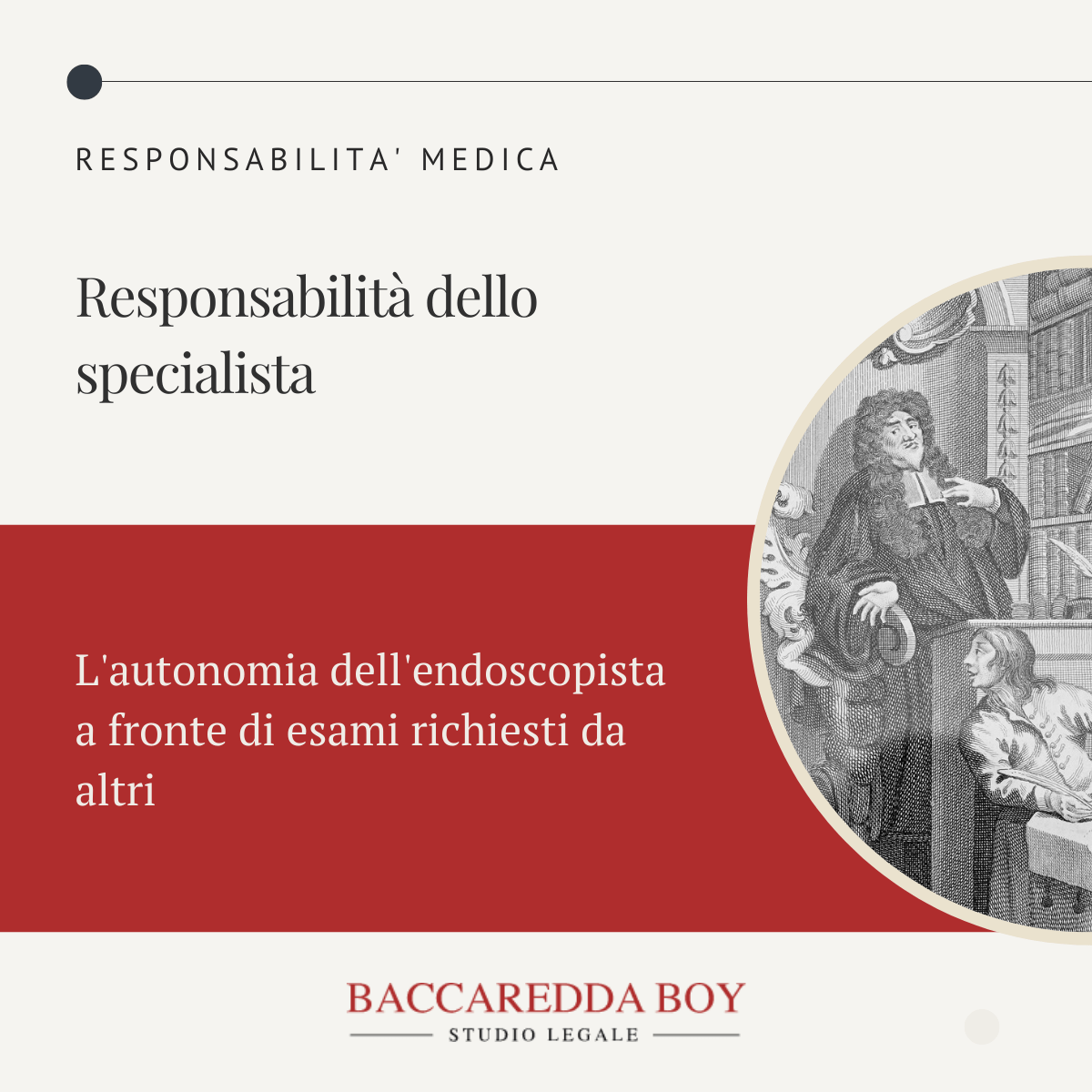 Responsabilità medica dello specialista Studio legale Baccaredda Boy Responsabilità medica dello specialista Studio legale Baccaredda Boy